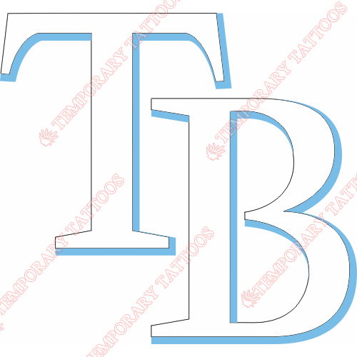 Tampa Bay Rays Customize Temporary Tattoos Stickers NO.1945